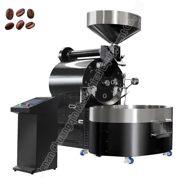 Temperature Control Natural Gas Grill Coffee Roaster 60kg 304 Stainless Steel