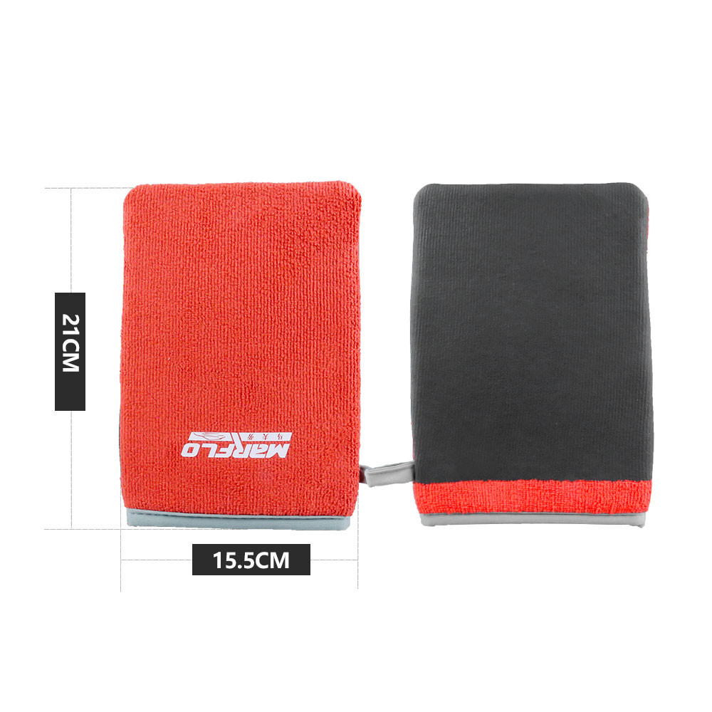 Black Red Clay Wash Mitt With Quick Simple And Secure Service ISO-9001 Certification