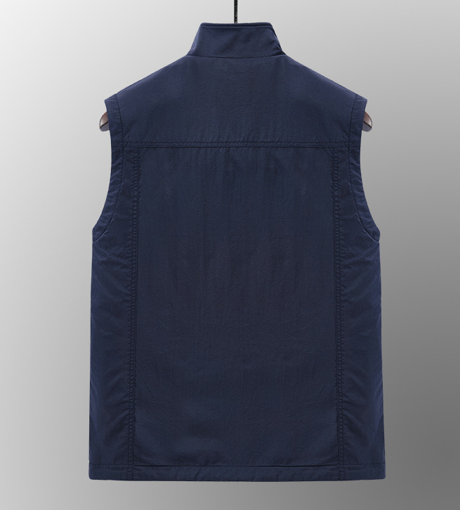 Wholesale Custom High Quality Casual Loose Utility Clothes Sleeveless Waterproof Warmer Winter Vest For Men