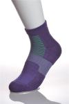 Anti - Foul Breathbale Black Nylon Running Socks With Custom Made Size