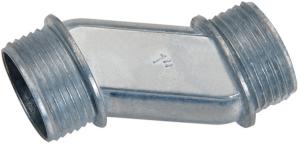 Quality Durable Metal Rigid Conduit Fittings Offset Conduit Nipple Zinc Material wholesale