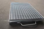 30mm Bearing Steel Walkway Mesh Square Galvanised Walkway Grating