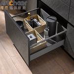Commercial European Style Kitchen Cabinet with Modern Design and Melamine Finish