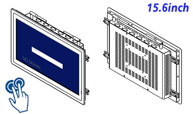 15.6-Inch Precision Touch Display for Factory Dashboards and Digital Interfaces
