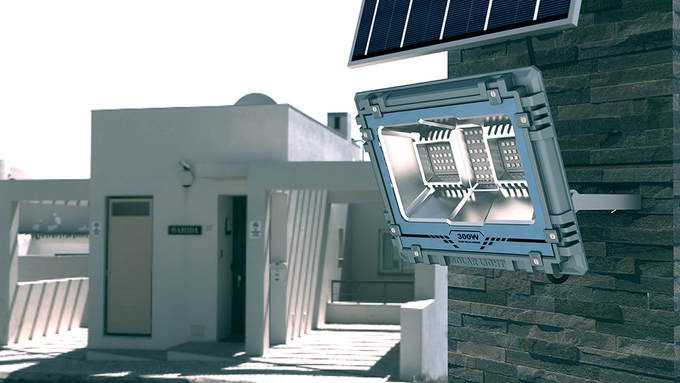 IP65 Rgb Tri Color Solar 60w Led Flood Light With Music Outdoor Reflector