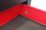 Red 27 Inch Metal Steel Rolling Tool Cabinet Organizer For Workshop Automotive
