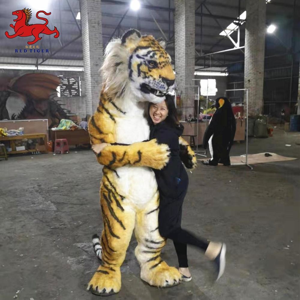 Performance Ealistic Adult Tiger Costume Youth Age Size Customized