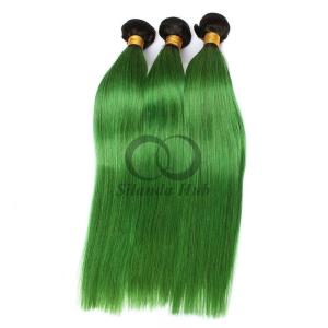 Quality #T1B/Green Straight Remy Human Hair Bundles Sew In Weave Bundles Brazilian Bundle Deals wholesale