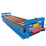 Trapezoidal Metal Forming Machine 1450mm PLC Roof Roll