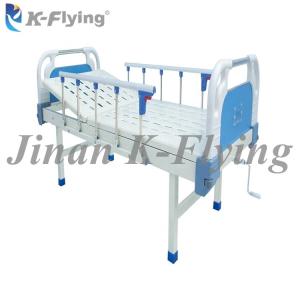 Quality Adjustable Single Crank Folding Manual Nursing Bed Hospital Patient wholesale