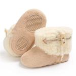 Free sample Cotton fabric indoor boots toddler Walking shoes lovely Gift baby
