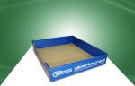 Blue Retail PDQ Cardboard Pallet Trays For Aircraft Toy Display , Eco-Friendly