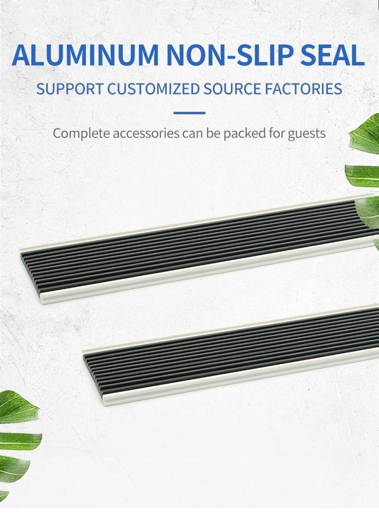Black PVC Stair Nosing Extrusion Profile
