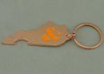 Copper Plating Logo Key Chain Advertising Keychains Zinc Alloy Bottle Opener