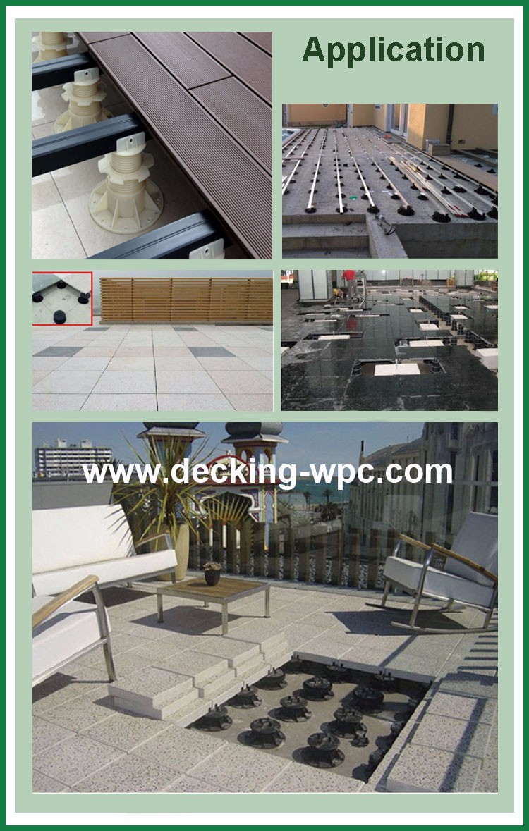 Modern Design Flooring Accessories Adjustable Plastic Pedestal for Paver Support