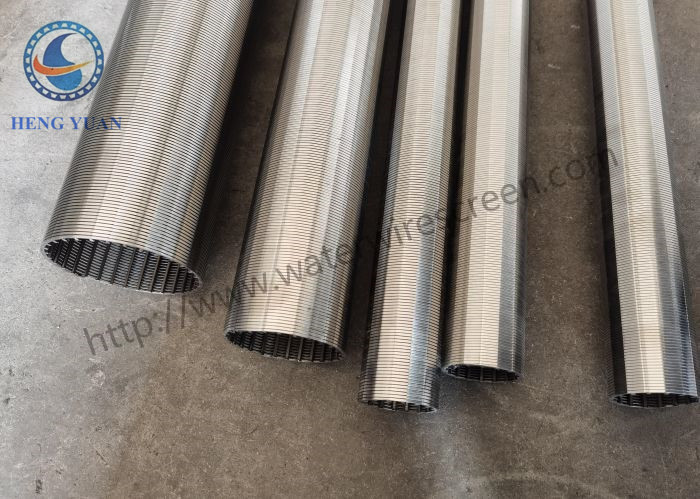 Ss 316l 60.4mm Diameter Wedge Wire Screen Tube 0.4mm Slot