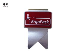 Quality Custom Shape Cool Two Sided Metal Money Clip Branded 19g Weight wholesale