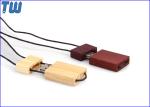 Wooden Lanyard 1GB USB Flash Drive Natural Color Dog Tag Similar