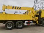 Truck Mounted Crane 12t Straight Boom Crane 16t Folding Crane HOWO 6X4 8t 12t