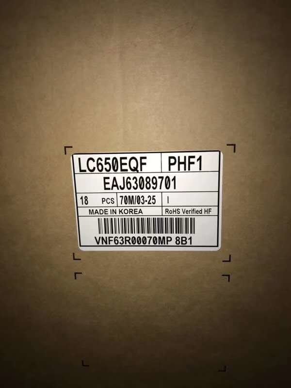 LG 65 Inch Extra Large Computer Monitor LC650EQF-PHF1 UHD 450CCD 97P Massive TV Screens