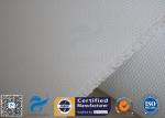 White PU Coated / Silicone Coated Fiberglass Fabric For Welding Spark Protection