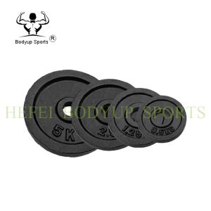Quality Multi Weight Bodybuilding Weight Plates , Natural Rubber Coated Barbell Plates wholesale