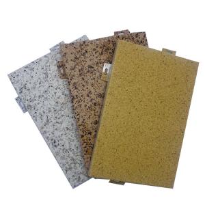 Quality Modern Wood Grain/Marble Aluminum Veneer With Customized Length And PVDF/PE Coating wholesale