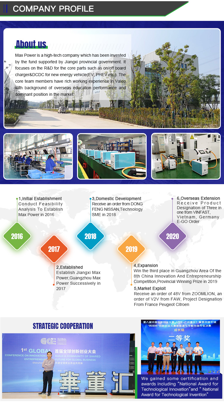 EN 61851 Standard 48V 3.3KW Fast Charge Electric Vehicle Portable EV DC Charger with CHAdeMO and CCS Connectors
