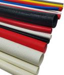 200c Silicone Fiberglass Sleeve 4kv , Fireproof Silicone Coated Fiberglass