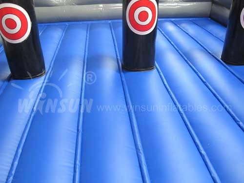 Karate Kids Inflatable Bounce House For Kindergarten / Home Yard