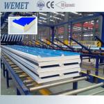 PUR(Polyurethane)sandwich roof panels 50mm thick heat insulation 500-1000mm