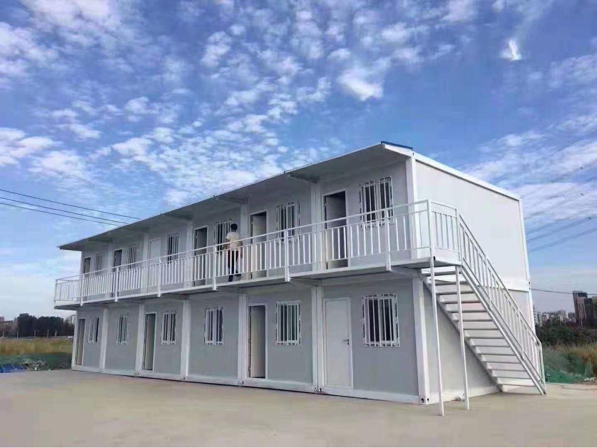 Steel Structure Container House 2 Storey Expandable Prefab Homes