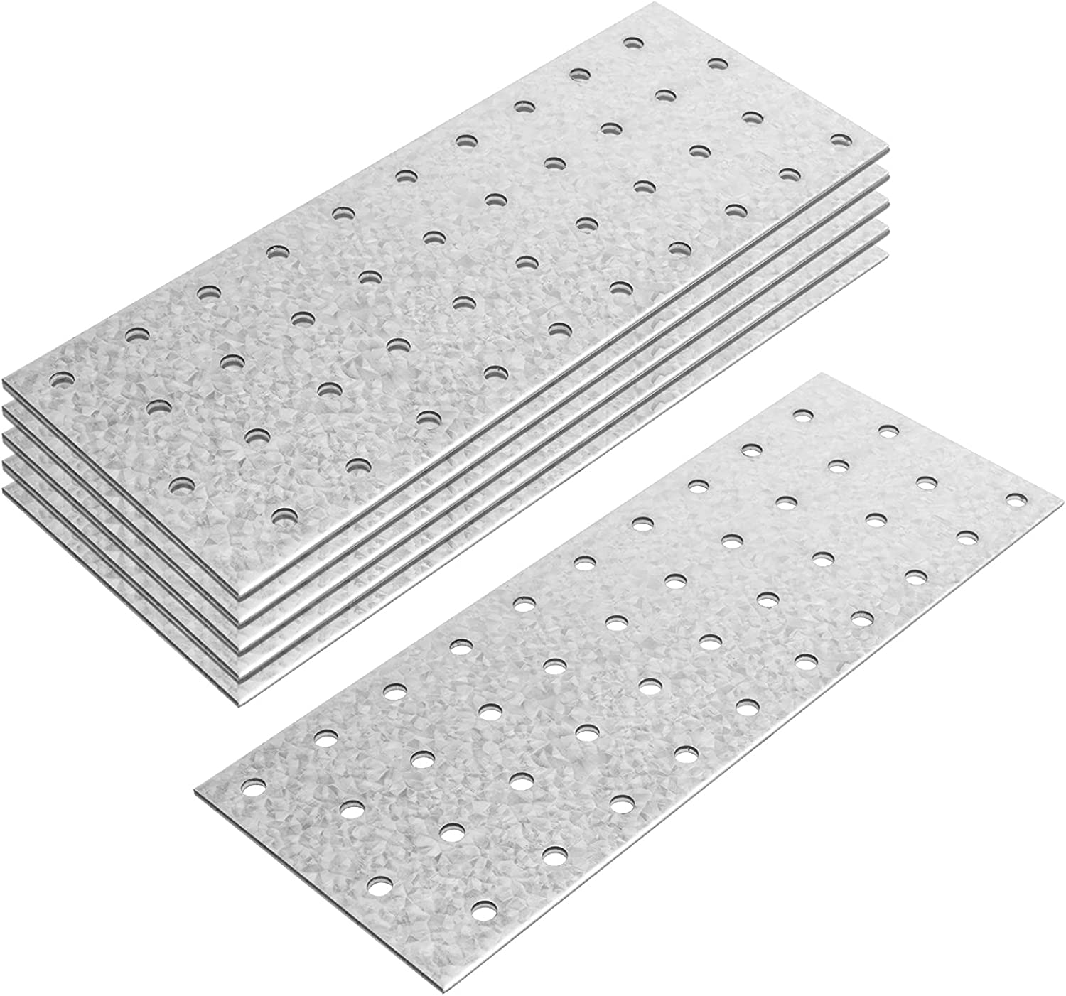 Galvanized Metal Fixing Bracket for Wood Repair Single-side Bracket 2-2.5mm Thickness