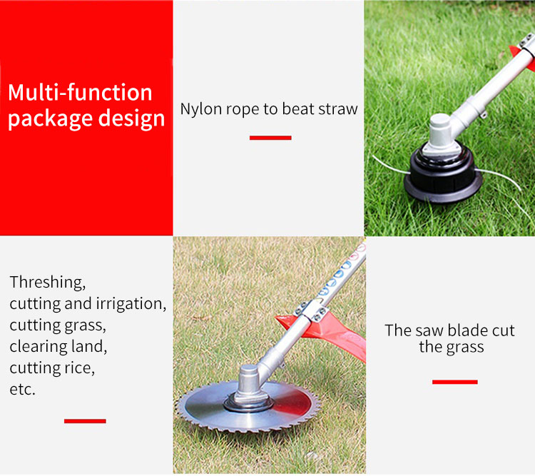 Two Stroke Gasoline Engine Petrol Brush Cutter 42.7cc Gas Brush Cutters