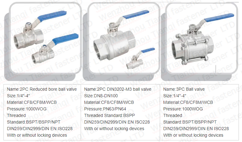 Customized PTFE Seal High Pressure Diaphragm Structure 1/4 Inch Stainless Steel 316 Ball Valve for Port Size ISO9001 Certified