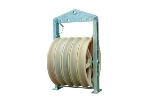 Quality 822mm Mc Wheels Cable Stringing Nylon Pulley Block wholesale