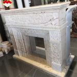 Coal Fireplaces Modern Italian Style Marble Sofitel Fireplace Mantel for Indoor