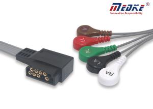 Quality HP Holter AHA 5 Lead ECG Holter Cable For Digitrak Plus wholesale