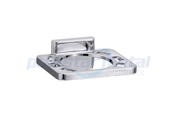 Hospital Bathroom Hardware Accessories 2-1/2" Width Polished Chrome Double Robe Hook