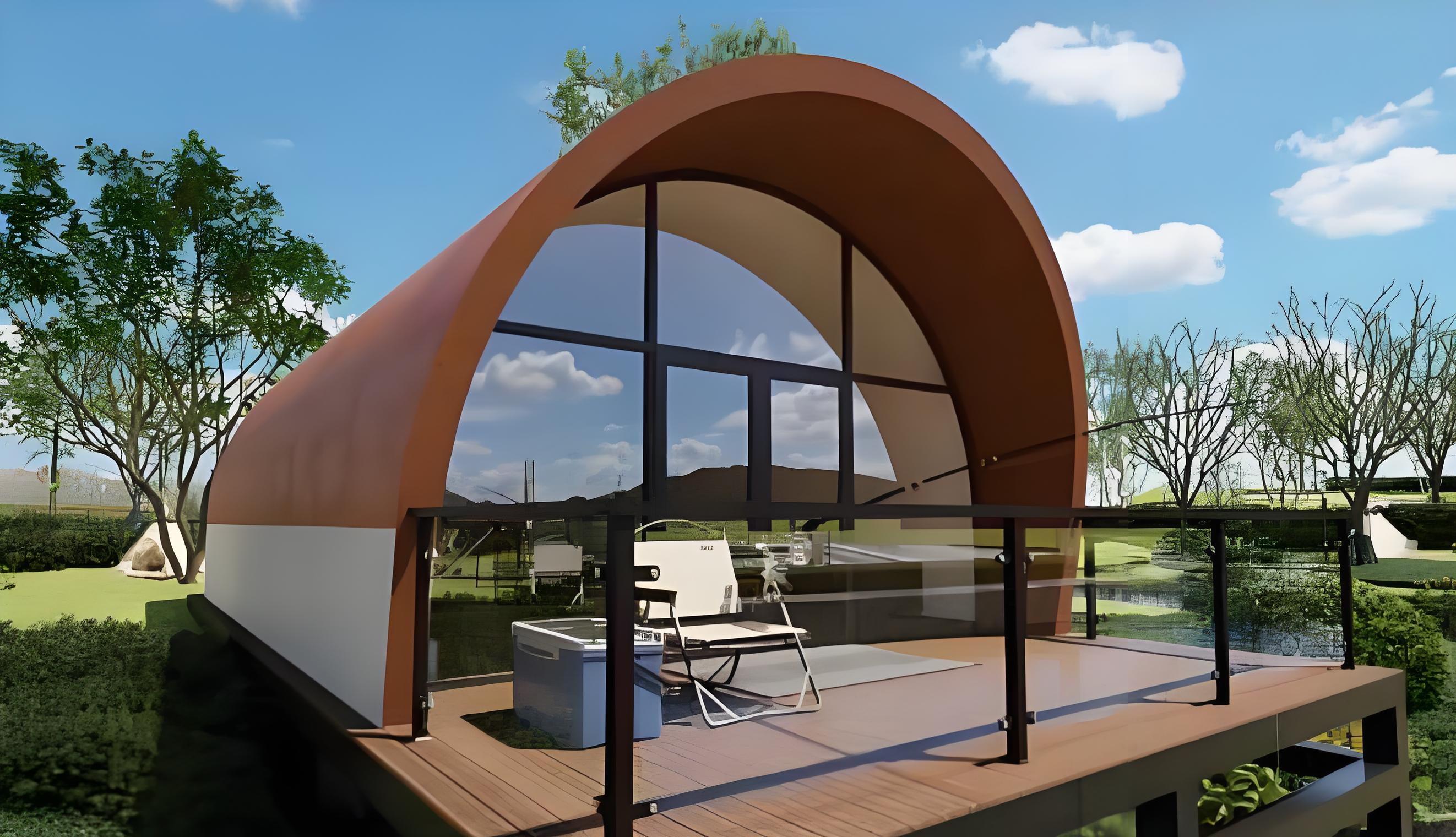 Prefabricated Tiny Houses As B&Bs Fishing Houses and Floating Houses