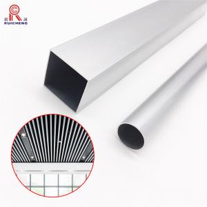 Quality Lightweight Powder Coated Aluminium Pipe 10mm Width High Strength wholesale
