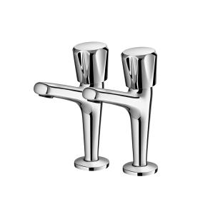 Quality Basin Lever Sink Taps Bathroom Kitchen Chrome Plated 2 Pair Hot Cold Set Mixer Tapes wholesale