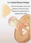 100% Soft Silicone One Piece Pacifier for Babies 6-16 Months Orthodontic Nipple
