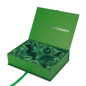 Quality Ribbon Closure Hair Extension Packaging Box Magnetic Closure Gift Box Versatile wholesale