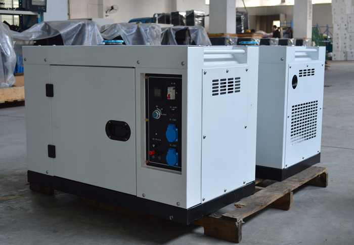 Portable super silent diesel generator 6kw power genset air cooled
