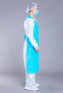 Quality Protective Waterproof Surgical 25GSM CPE Isolation Gown wholesale