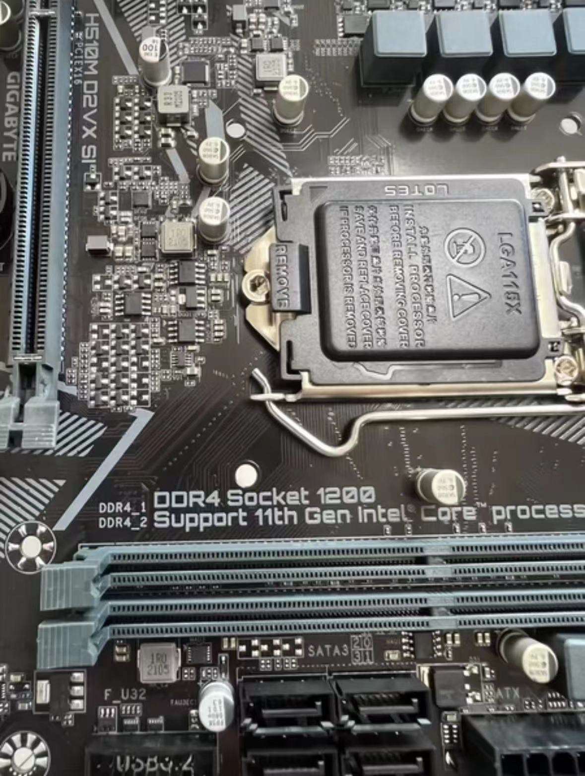 H510M D2VX SI LGA1200 Socket DDR4 Gaming Motherboard M.2 Interface For Desktop