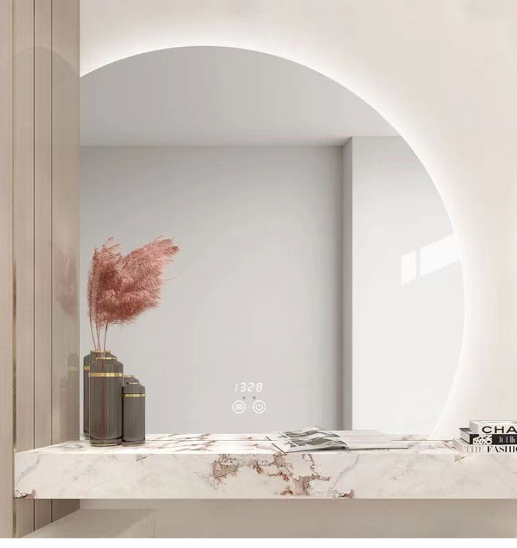 LED Strip Customized Trichromatic Light Smart Mirror A Must-Have for Modern Bathrooms