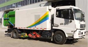 Quality High Pressure Washing Road Sweeper Truck Special Purpose Vehicles With 8tons wholesale
