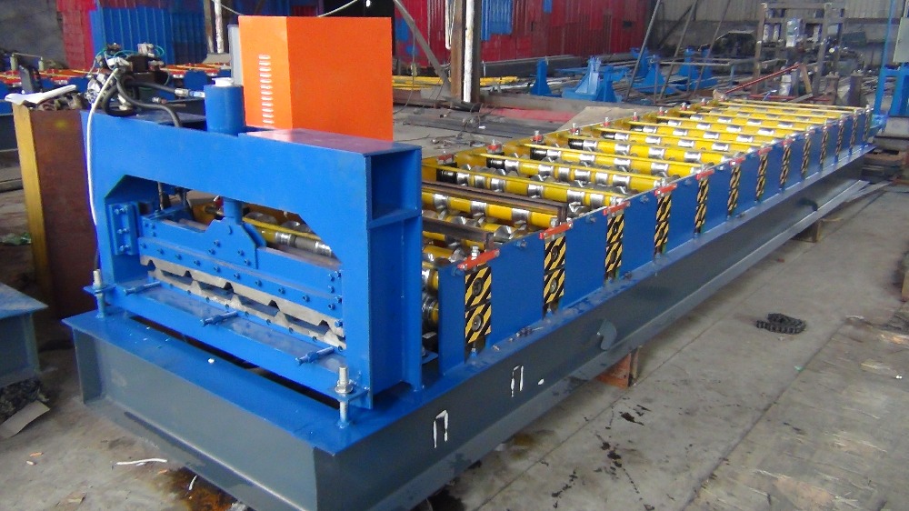 dixin china 840 roof board color steel sheet cold roll forming machine, acrylic sheet making machine, aluminium roof tidge tile